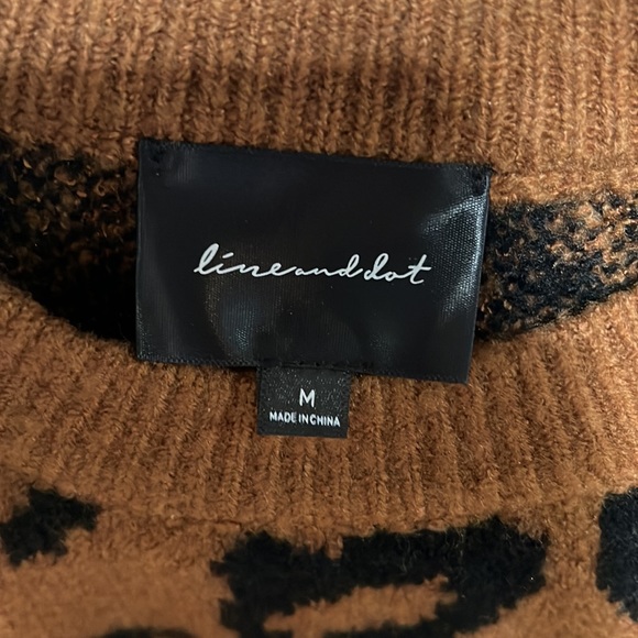 Leopard Sweater Dress (Anthropologie) - Picture 3 of 5